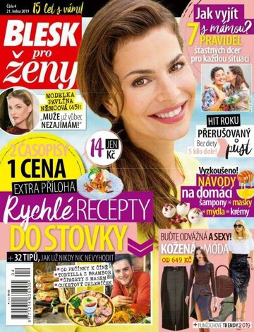 Obálka e-magazínu Blesk pro ženy 21.1.2019