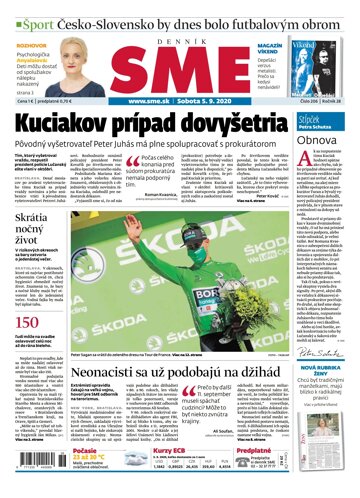 Obálka e-magazínu SME 5.9.2020