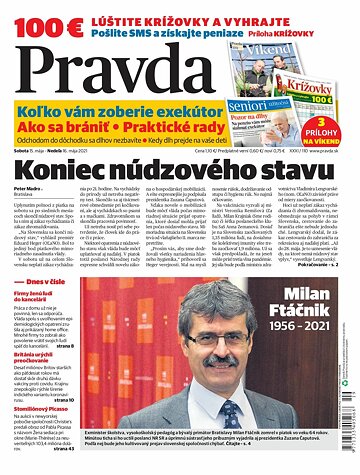 Obálka e-magazínu Pravda 15. 5. 2021