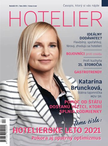 Obálka e-magazínu Hotelier leto-2021
