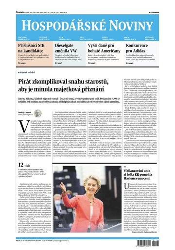Obálka e-magazínu Hospodářské noviny 180 - 16.9.2021