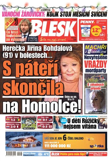 Obálka e-magazínu Blesk 30.11.2022