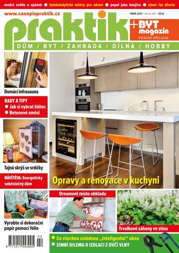 Obálka e-magazínu PRAKTIK & příloha Byt magazín 2/2017