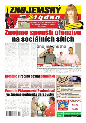 Obálka e-magazínu Znojemský týden 20/2017
