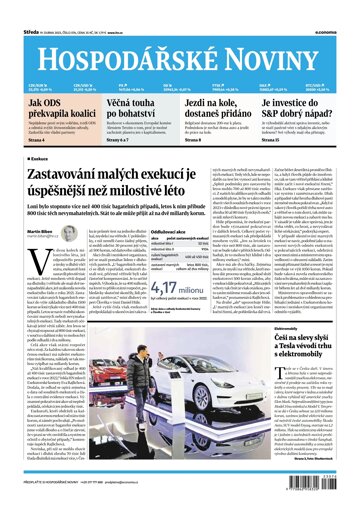 Obálka e-magazínu Hospodářské noviny 076 - 19.4.2023