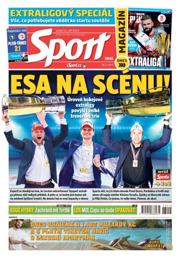 Obálka e-magazínu Sport 15.9.2023