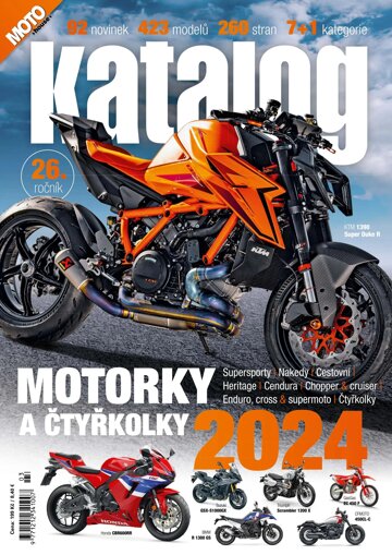 Obálka e-magazínu Motohouse katalog motocyků 2024