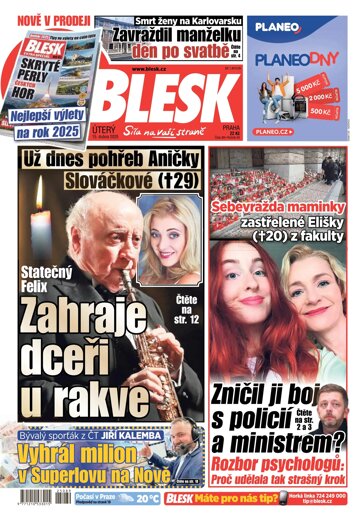 Obálka e-magazínu Blesk 15.4.2025