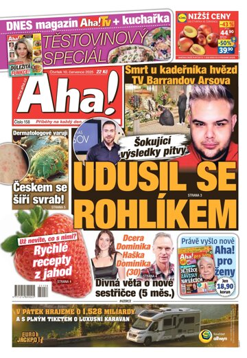 Obálka e-magazínu AHA! 10.7.2025