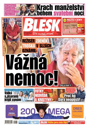 Obálka e-magazínu Blesk 4.9.2025