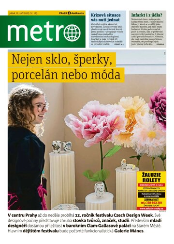 Obálka e-magazínu deník METRO 12.9.2025