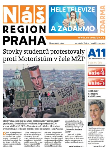 Obálka e-magazínu Náš Region - Praha 51/2025