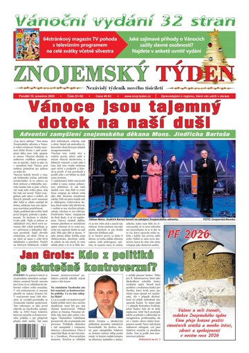 Obálka e-magazínu Znojemský týden 51+52/2025