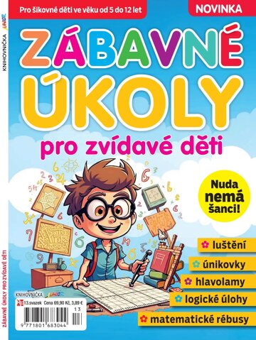 Obálka e-magazínu Knihovnička Hravé úkoly na cesty 1/2026