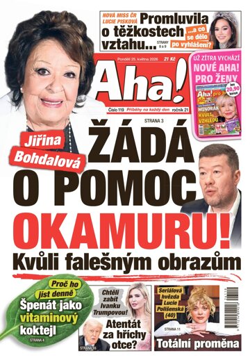Obálka e-magazínu AHA! 25.5.2026