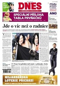 Obálka e-magazínu MF Dnes 10.10.2014