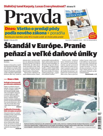 Obálka e-magazínu Pravda 10.2.2015