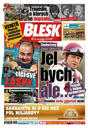 Obálka e-magazínu Blesk 21.8.2015