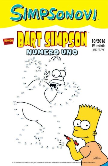 Obálka e-magazínu Bart Simpson 10/2016: Numero Uno