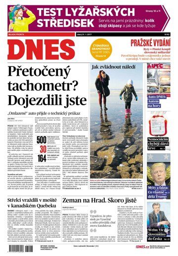 Obálka e-magazínu MF Dnes 31.1.2017
