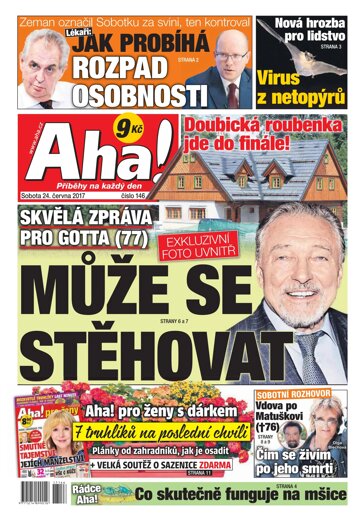 Obálka e-magazínu AHA! 24.6.2017