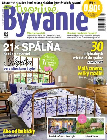 Obálka e-magazínu Tvorivé bývanie 2018 02