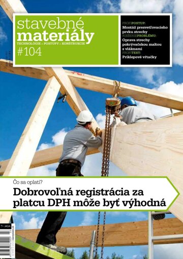 Obálka e-magazínu Stavebné materiály 3/2018