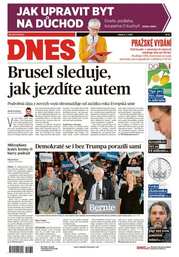 Obálka e-magazínu MF Dnes 5.2.2020