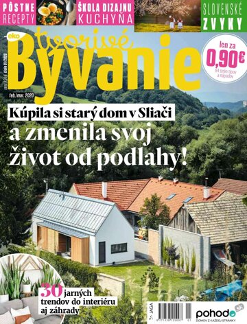 Obálka e-magazínu Tvorivé bývanie 1/2020