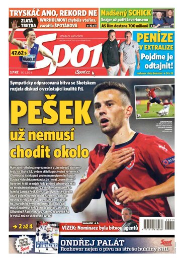 Obálka e-magazínu Sport 9.9.2020