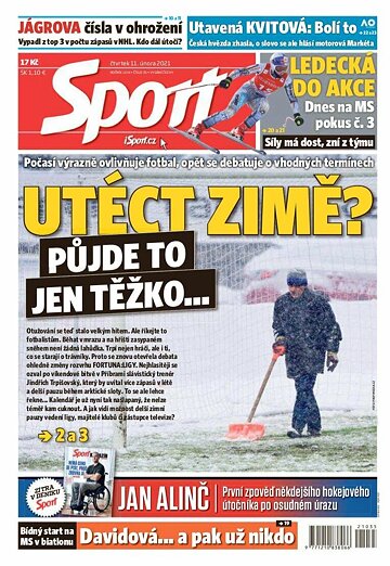 Obálka e-magazínu Sport 11.2.2021