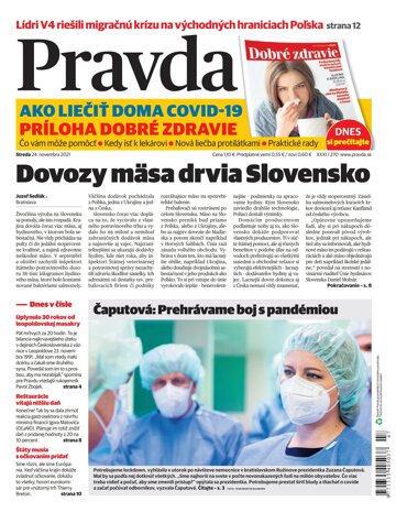 Obálka e-magazínu Pravda 24. 11. 2021