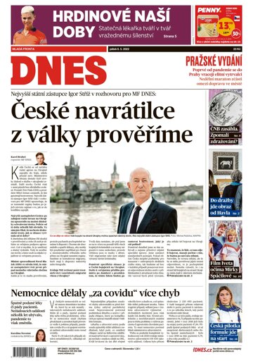 Obálka e-magazínu MF Dnes 6.5.2022