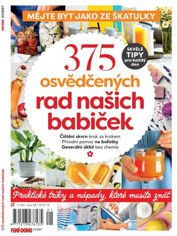 Obálka e-magazínu Knihovnička Paní domu - Hobby (Babiččiny rady) 1/21