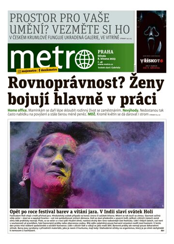 Obálka e-magazínu deník METRO 8.3.2023