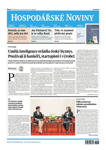 Obálka e-magazínu Hospodářské noviny 062 - 28.3.2023