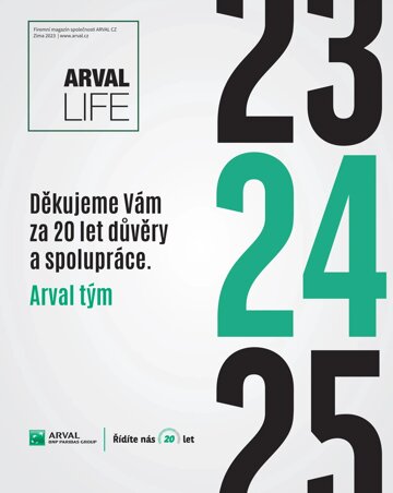 Obálka e-magazínu ARVAL LIFE zima 2023