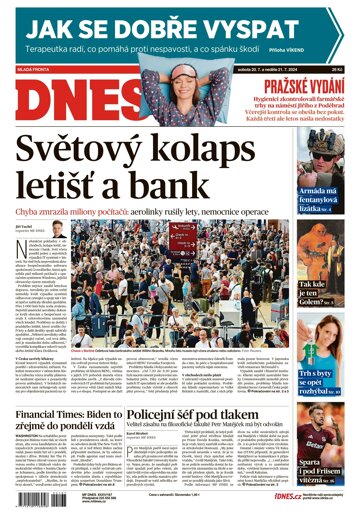 Obálka e-magazínu MF Dnes 20.7.2024