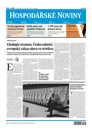 Obálka e-magazínu Hospodářské noviny 088 - 9.5.2025