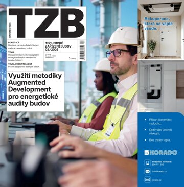 Obálka e-magazínu TZB HAUSTECHNIK 2/2026