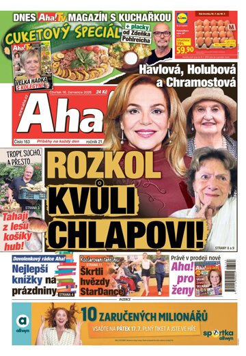 Obálka e-magazínu AHA! 16.7.2026