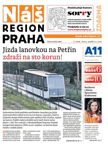 Obálka e-magazínu Náš Region - Praha 31/2026