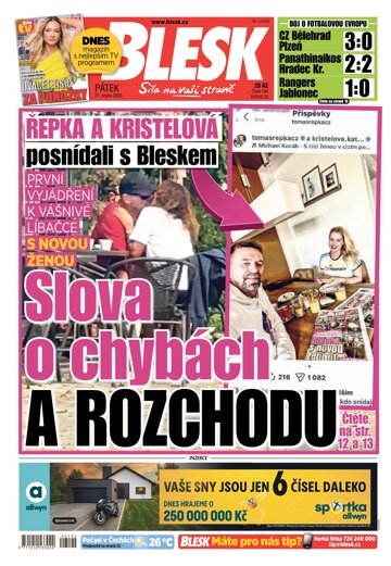 Obálka e-magazínu Blesk 21.8.2026