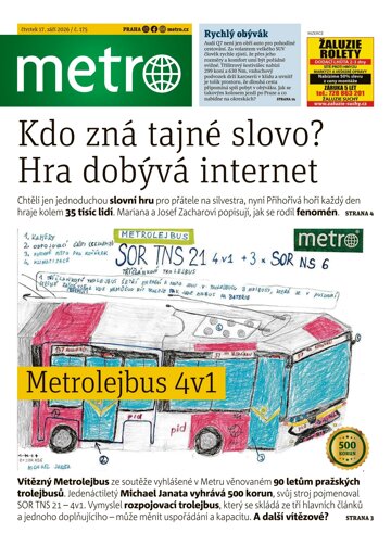 Obálka e-magazínu deník METRO 17.9.2026