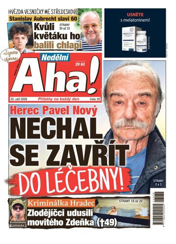 Obálka e-magazínu Nedělní AHA! 20.9.2026
