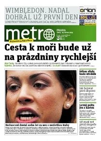 Obálka e-magazínu deník METRO 25.6.2013