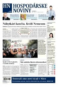 Obálka e-magazínu Hospodárske noviny 18.10.2013