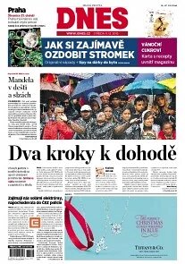 Obálka e-magazínu MF Dnes 11.12.2013