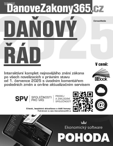 Obálka knihy Daňový řád 2025