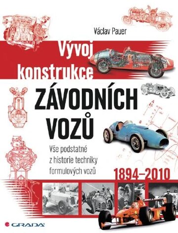 Obálka knihy Vývoj konstrukce závodních vozů